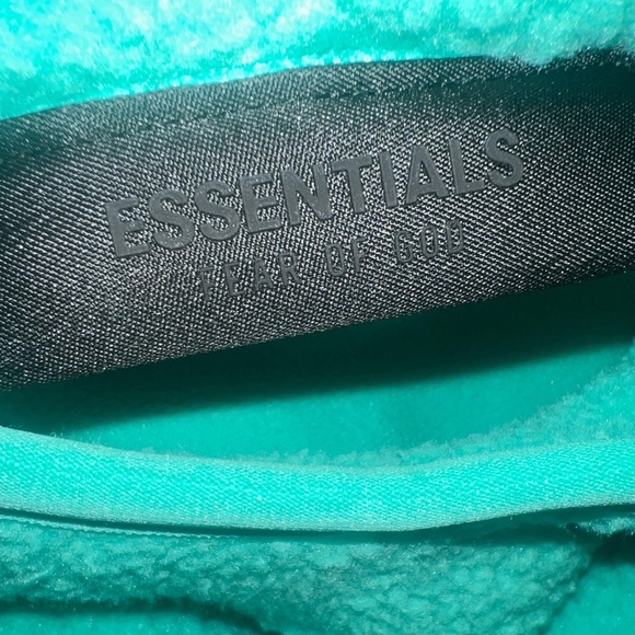 Essentials Fear of God Essentials Mint Leaf Polar Fleece Hoodie/Pullover | NEW🔥 - Picture 12 of 15